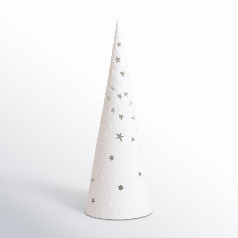 Light Forest LED Lit Porcelain Trees - Stars 11.8"