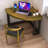 Walnut Half-circle Solid Wood desks-326487642