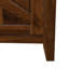 Buffet autoportant avec 4 portes et tablettes ouvertes - Vaste espace de rangement pour la chambre à coucher, le salon, la salle à manger en noyer, le bureau facile à nettoyer