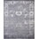 Oriental Hand-Knotted Wool/Silk Gray/White Area Rug