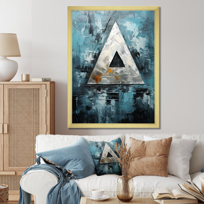 " Triangle Trance Shimmering Silver I "