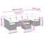 289 cm W Patio Sofa with Cushions