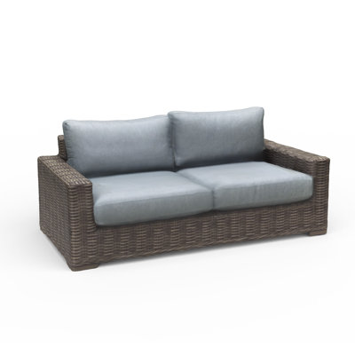 Rattan Wicker Deep Seating Large Loveseat