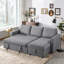 Moda Form 3-Seater L-Shaped Sofa Bed, Convertible Corner Sofa with Reversible Chaise & Pull Out Trundle Bed  for Small Living Rooms, Apartments-424601805-426247056