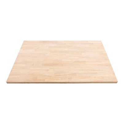 Unfinished Hevea Butcher Block Countertop