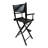 Director's Chair 2Pcs, Black. Foldable Structure. Populus Wood & Canvas Seat. Adults Folding  2Pcs , Canvas. Easy To Store. For Adults. 176Lbs Weight Capacity. Simple Assembly