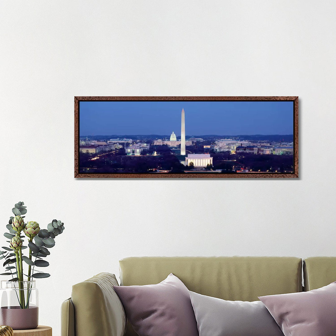 High Angle View Of A CityWashington DC, USA von Panoramic Images - Panoramic Gallery-Giclée auf Leinwand