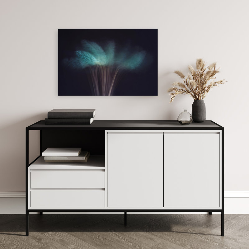 «Ethereal Bloom», impression d'art abstrait rêveur éthéré, 16" H x 24" W