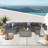 6 - Person Outdoor Seating Group with Cushions-798003119-798003118
