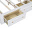 Structure de lit plateforme en bois avec 6 tiroirs -64180417