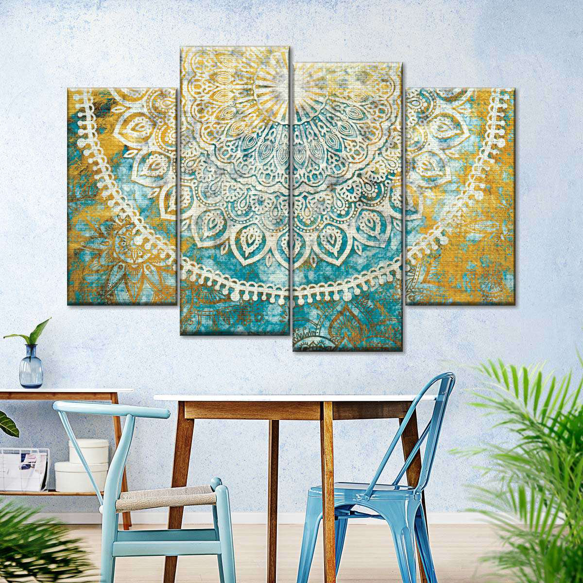 Wall Art Print, Mandala Symbols