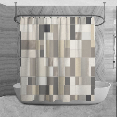 Kryslin Microfiber Shower Curtain