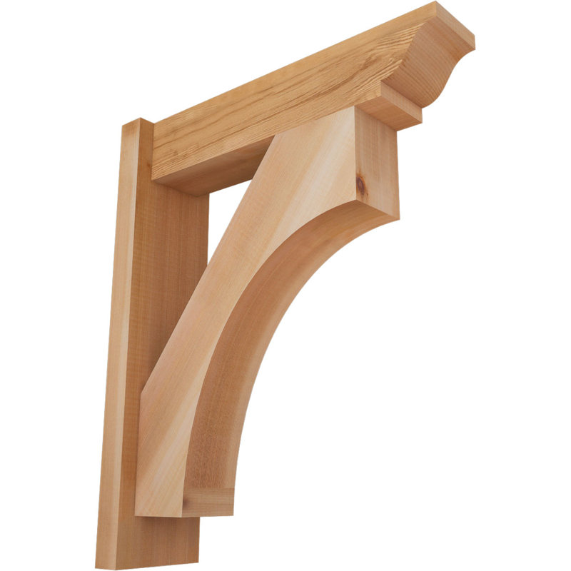 Persienne en bois Westlake, P 20 po x H 24 po, Cèdre rouge de l'Ouest l 5 1/2 po (lisse)