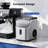 Simzlife 35 Lbs. Daily Production Nugget Stainless Steel Kitchen Countertop Ice Makers, Chewable Ice Maker Machine for Camping and Party