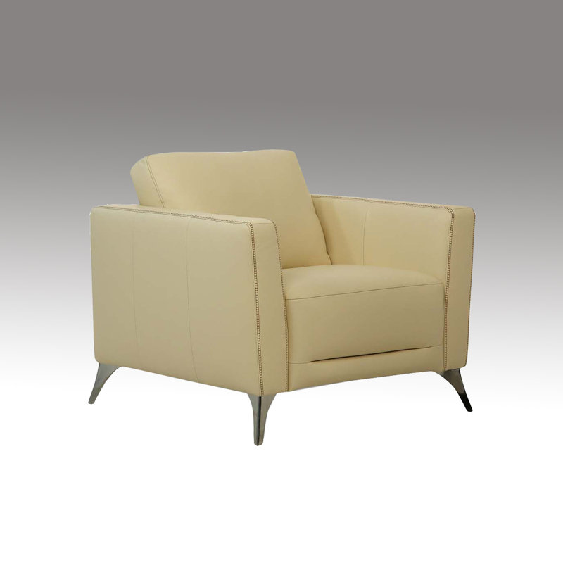 Aaronette Upholstered Armchair, Cream