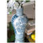 D8.1x16.9 "Vase en porcelaine à motif floral bleu et blanc