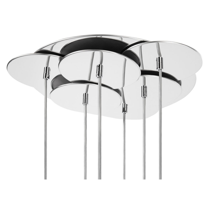 Luminaire suspendu cylindrique 6 lumières Song
