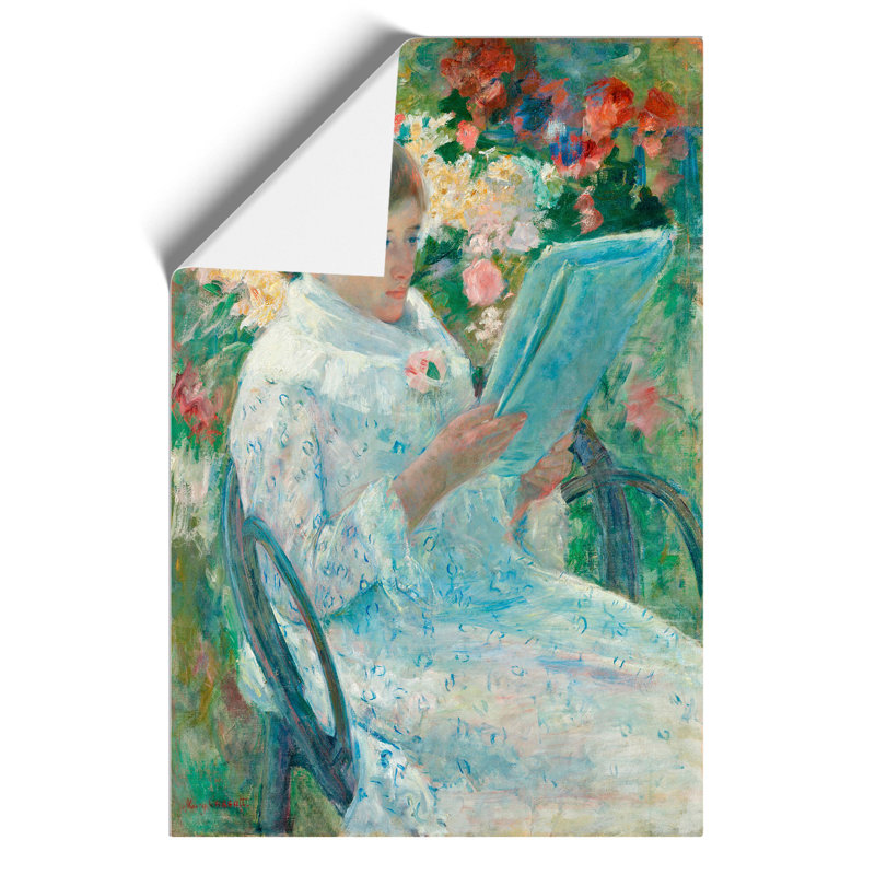 On a Balcony by Mary Cassatt - Unframed Painting, 42cm H x 30cm W x 0.1cm D