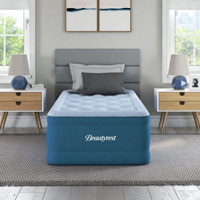 Matelas gonflable 17 po Beautyrest Comfort Plus, pompe intégrée, vinyle résistant à la perforation