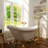 Floor Mounted Freestanding Single Handle Tub Filler Faucet Neptune - Chrome-56785726-56785729