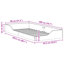 Floor Bed Frame Solid Pine Wood-874312380-902096343