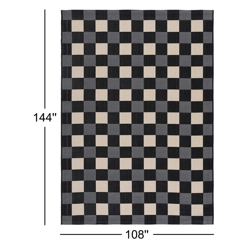 Tapis intérieur / extérieur Mererid, Rectangle 9 pi x 12 pi