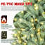 Arbre de Noël automatique bleu PE / PVC avec support en métal-349371579