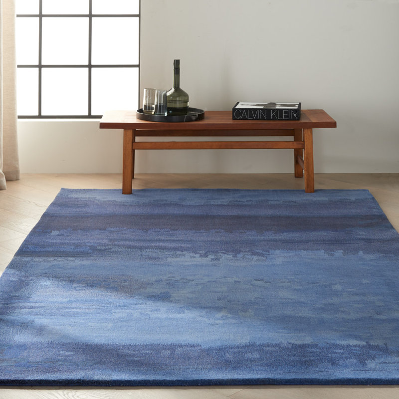 Luster Wash Wool Indoor Rug, Rectangle 5'6" x 8'