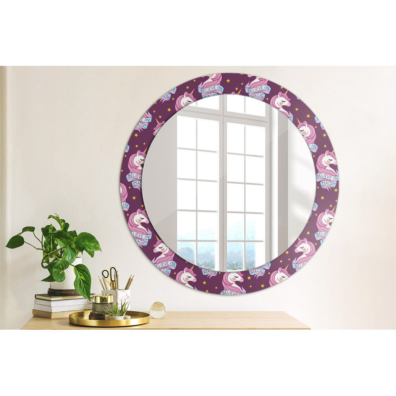 Huldar Glass Flat Wall Mirror