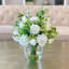 White Real Touch Rose Centerpiece