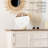 Console Table With Drawers, Vintage Entryway Table With 2 Drawers, Cabinets And Bottom Shelf, Retro Sofa Table For Living Room, Bedroom