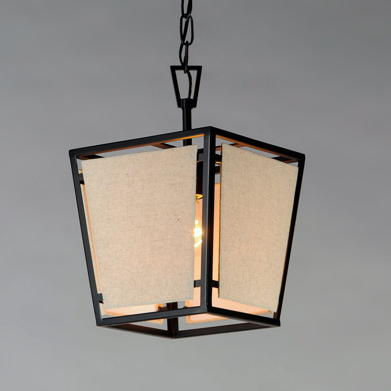 Luminaire suspendu géométrique à 1 lumière Alvon