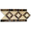 4 in. x 7.5 in. Marble Tile
