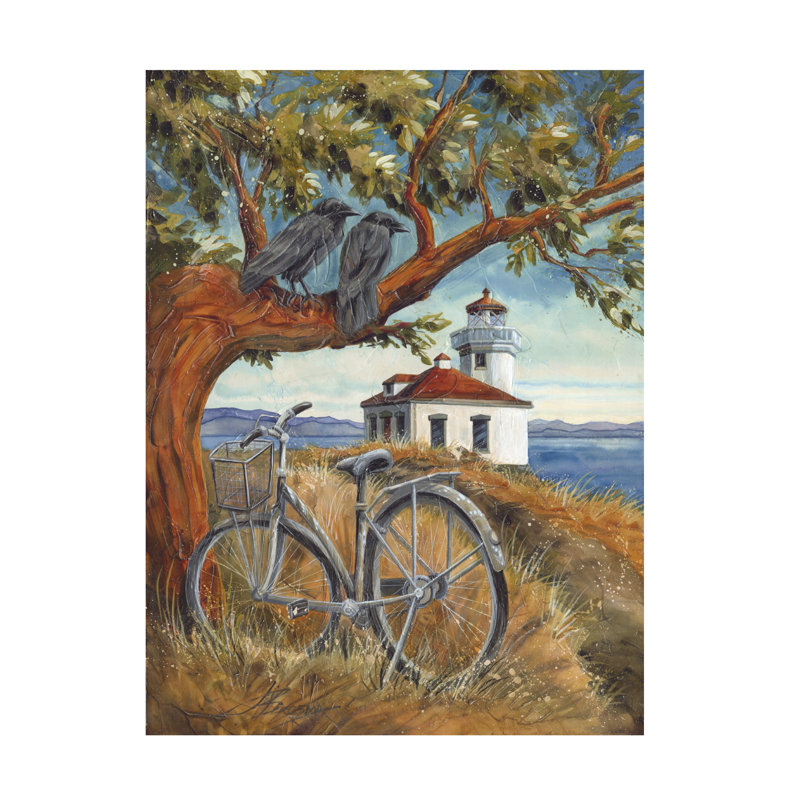 Art mural sur toile tendue - Jody Bergsma «Enjoy The Ride», art mural pour salon, chambre à coucher ou bureau - 35 x 47