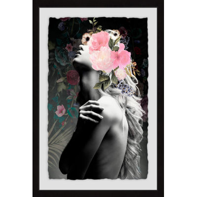 Floral Beauty II - Reproduction d'art graphique sur papier encadré