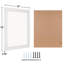 Miroir mural moderne blanc 12 po x 16 po