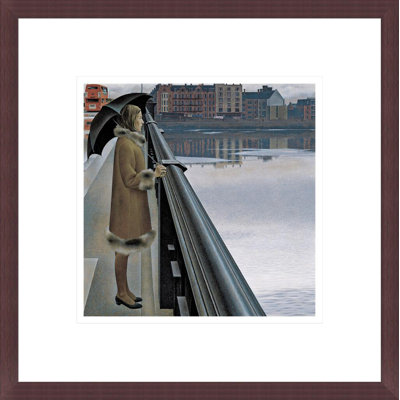 La Tamise, par Alex Colville – Reproduction giclée encadrée