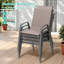Ensemble de chaises de patio en acier thermolaqué Wittig (ensemble de 4) -610373347-610373351
