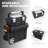 2-Tier Stackable Separate Hand Case Tool Boxes Trolley