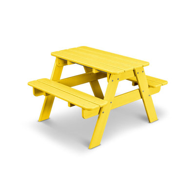 Table de pique-nique d'extérieur pour enfants POLYWOOD