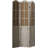Bigham Beige Wood Hinged Foldable Partition 3 Panel Room Divider Screen w/ Burlap Window Pane Design