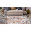 Tapis oriental orange / bleu / crème Beverly-421736440