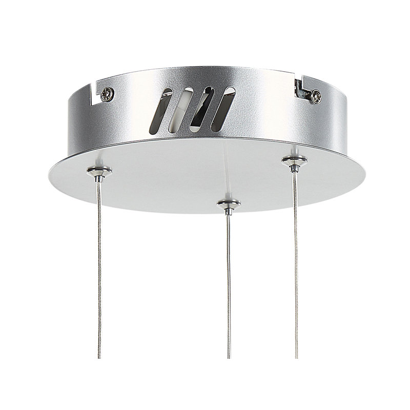Ranshaw - Light Silver LED Shaded Pendant