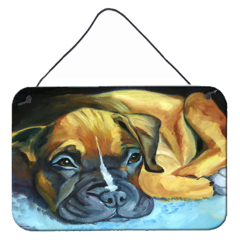 Décoration murale boxer pup