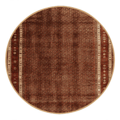 Machine Washable Persian Brown Area Rug
