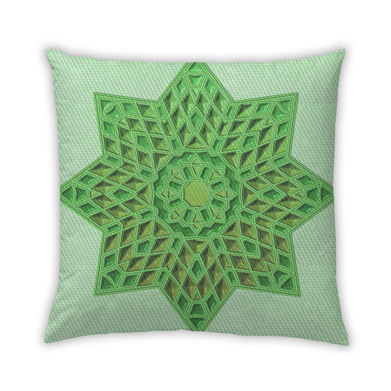 Housse et insert de coussin extérieur Kaleshia, Vert
