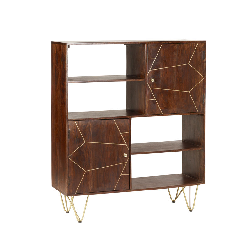 Brett Display Cabinet, Walnut