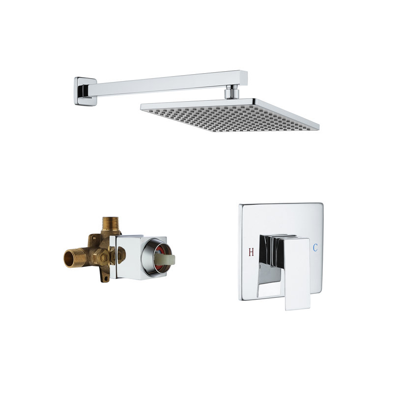 Pressure-Balanced (Temperature And Volume) All-In-One Kit with Rough in-Valve, Chrome