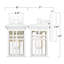 Ensemble de 2 appliques murales d'extérieur-525457260