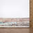 Washable Non-Slip Traditional Area Rug - Orange / Blue Rug for Entryway, Hallway, Bathroom, and Kitchen - Fike-1284813174